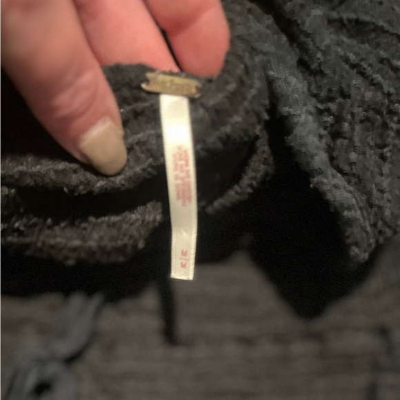 Free people onepiece jumpsuit romper summer laid back lover black romper - Picture 2 of 3